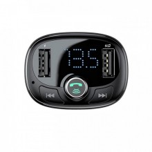 FM-трансмиттер модулятор Bluetooth BASEUS CCALL-TM PLUS ORIGINAL Black