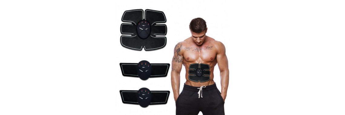 Миостимулятор для пресса и бицепсов Fitness EMS Массажер