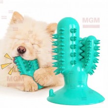 Жевательный кактус для массажа дёсен, зубов DOG CACTUS игрушка для чистки зубов собак во время игры Зубная щётка Бирюзовый Жевательный кактус для массажа дёсен, зубов DOG CACTUS игрушка для чистки зубов собак во время игры Зубная щётка Бирюзовый