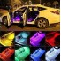 Автомобильная LED подсветка ATMOSPHERE с 8 цветами и светомузыкой — декоративная RGB подсветка салона, гибкие влагозащитные ленты с пультом, подсветка дверей, ковриков и багажника