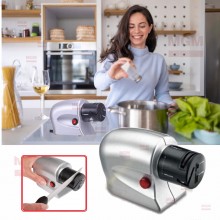 Универсальная точилка MULTI-PURPOSE SHARPENER - устройство станок для заточки ножей и ножниц ежедневно - домашний электрический инструмент машинка Серый