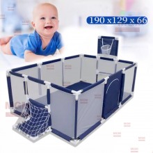 Большой детский манеж для развития IMBABY - арена с забором для малышей для двоих - сухой бассейн для детских игр, для шаров или коврика Синий Большой детский манеж для развития IMBABY - арена с забором для малышей для двоих - сухой бассейн для детских игр, для шаров или коврика Синий