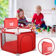 Детский манеж для развития IMBABY 6 секций - с забором для малышей - сухой бассейн для детских игр, для шаров или коврика Красный Детский манеж для развития IMBABY 6 секций - с забором для малышей - сухой бассейн для детских игр, для шаров или коврика Красный
