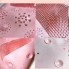 Силиконовый массажный коврик для массажа ног и чистки стоп MASSAGE BATH MAT с креплением на присосках на пол, в ванную, душ Розовый