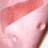 Силиконовый массажный коврик для массажа ног и чистки стоп MASSAGE BATH MAT с креплением на присосках на пол, в ванную, душ Розовый