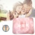 Силиконовый массажный коврик для массажа ног и чистки стоп MASSAGE BATH MAT с креплением на присосках на пол, в ванную, душ Розовый