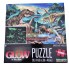 Пазлы светящиеся в темноте ДИНОЗАВРЫ PRIME 3D 1000 элементов PUZZLE DINOSAUR VALLEY