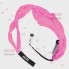 Cкладная сумка - шоппер для ежедневной носки SHOPPING BAG TO ROLL для покупок на каждый день - сворачиваемая в чехол брелок Розовый / Чёрный