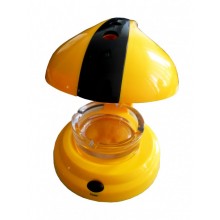 Портативная пепельница SMOKE OUT 2в1 с электрической вытяжкой DP00036 жёлтый New Model