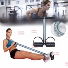 Спортивный пружинный тренажер для дома TUMMY TRIMMER для мышц груди, пресса, рук и ног - занятия для всего тела - упражнения для фитнеса и здоровья Чёрный