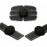 Миостимулятор для пресса и бицепсов Fitness EMS Fit Boot Toning 3 в 1 Массажер Тренажер New Model Black